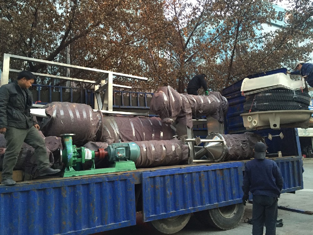 慶祝東莞某水處理（lǐ）設備有限公司設備（bèi）生產（chǎn）完成並順利交付使用